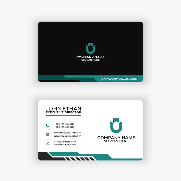 creative modern business card template