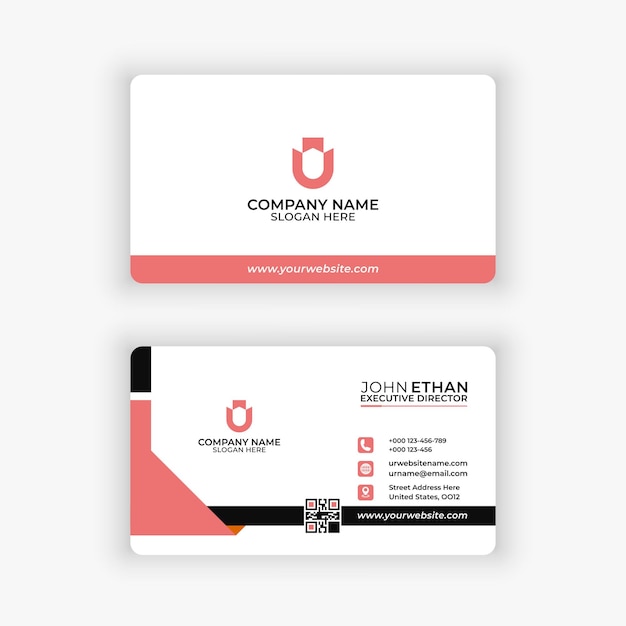 creative modern business card template