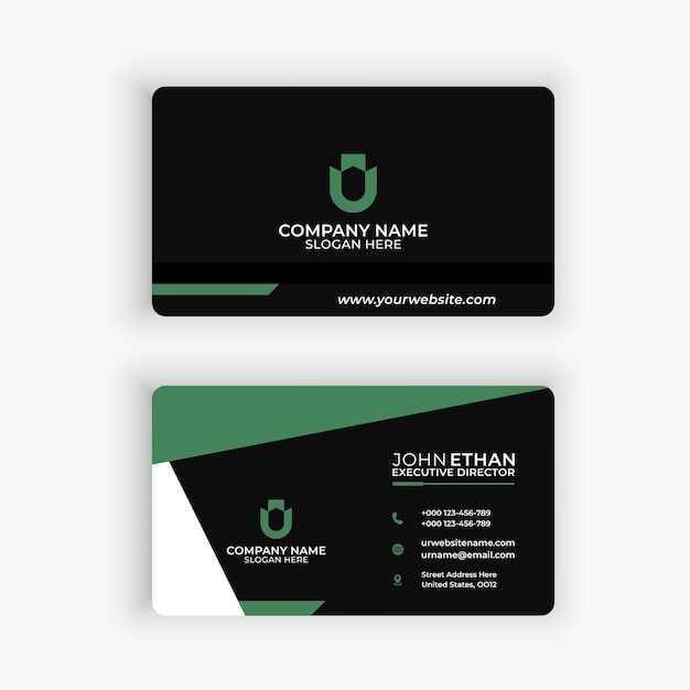 creative modern business card template