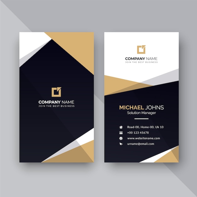 Creative modern business card template