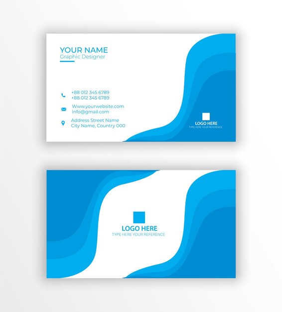 Creative modern business card template