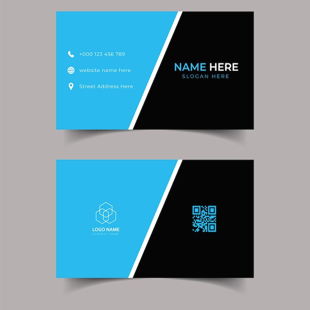 Creative and modern business card template