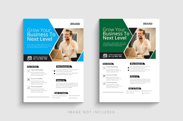 Creative and modern business flyer template