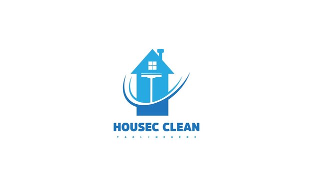 Vector creative modern cleaning service logo