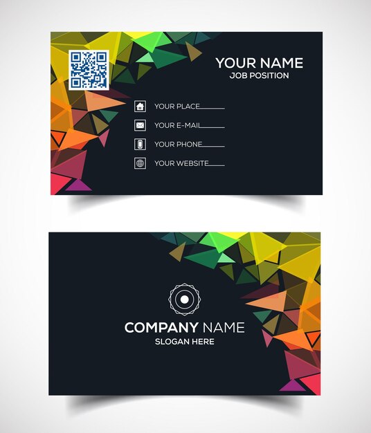 Creative and modern corporate business card template