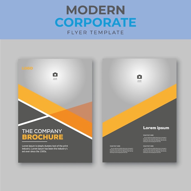 Vector creative modern corporate business flyer, company flyer or digital marketing flyer.