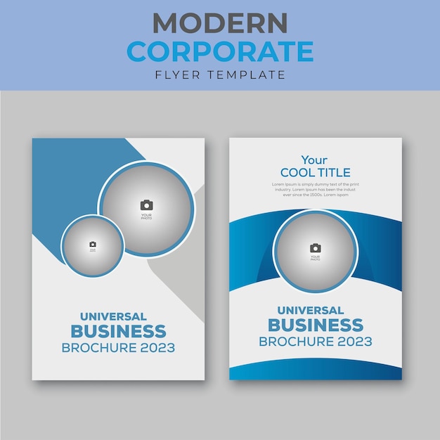 Creative modern corporate business flyer, company flyer or digital marketing flyer.