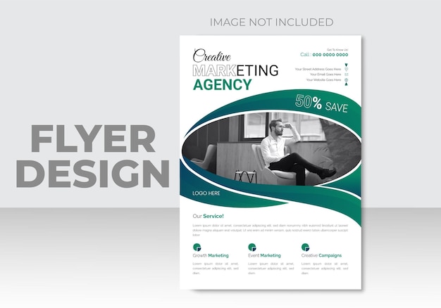 Creative modern corporate business flyer Corporate Flyer Template Creative Business Leaflet Layout