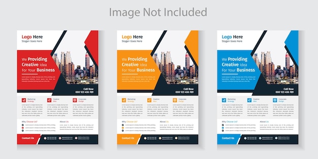 Creative modern corporate business flyer template