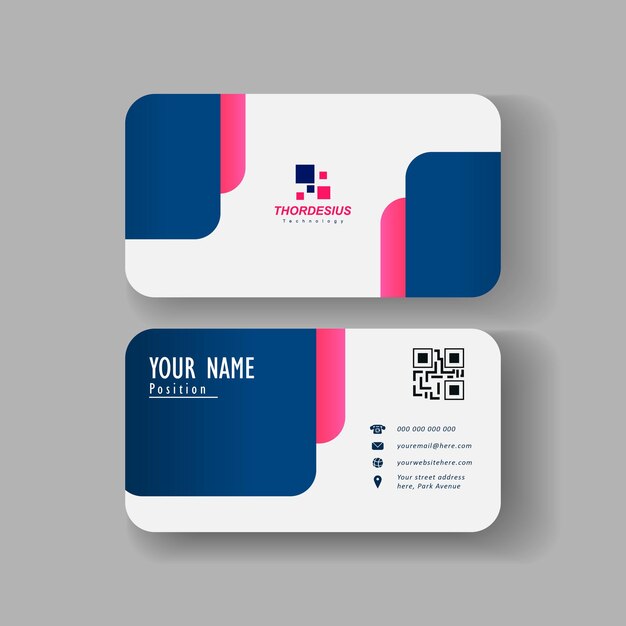 Vector creative modern corporate card design