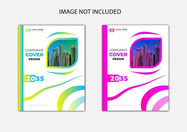 Vector creative modern corporate vector cover design