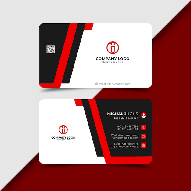 Creative modern elegant professional business card template