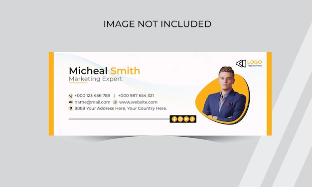 Creative Modern Email Signature Template Design