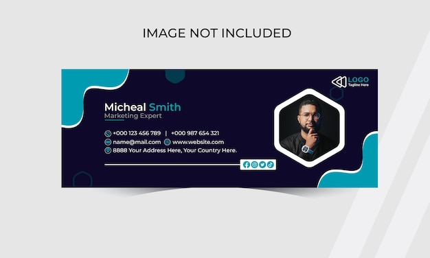 Creative Modern Email Signature Template Design