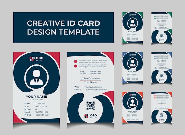 Creative Modern Id Card Design Template