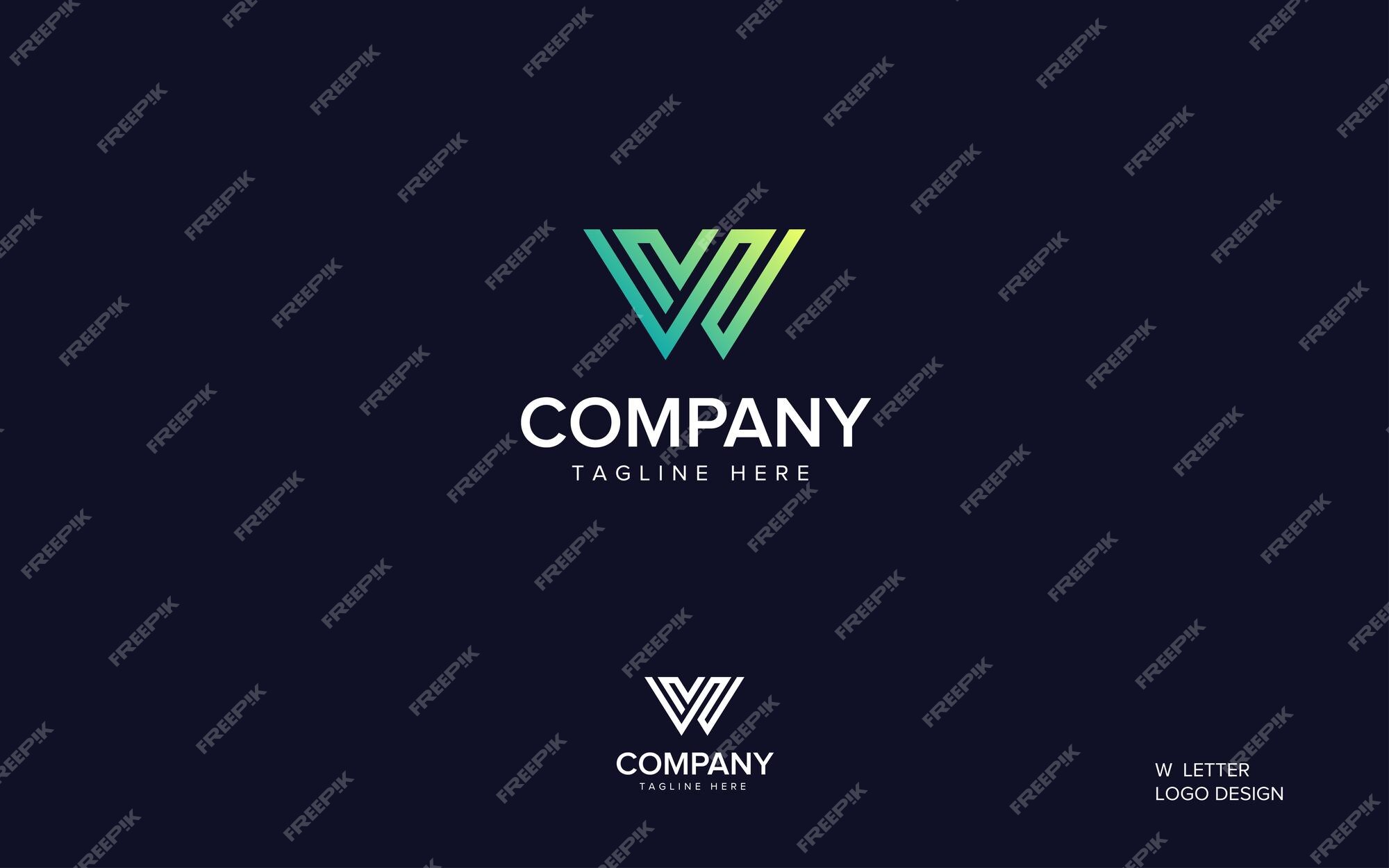 Premium Vector  Collection of letter w logo design templates