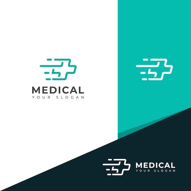 Vector creative modern medical logo design