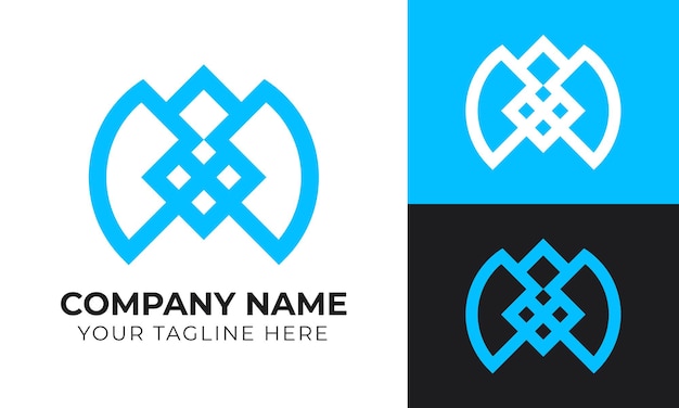 Creative modern minimal business logo design template