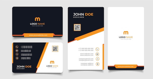 Creative modern name card and business card