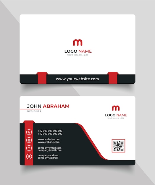 Creative modern name card and business card