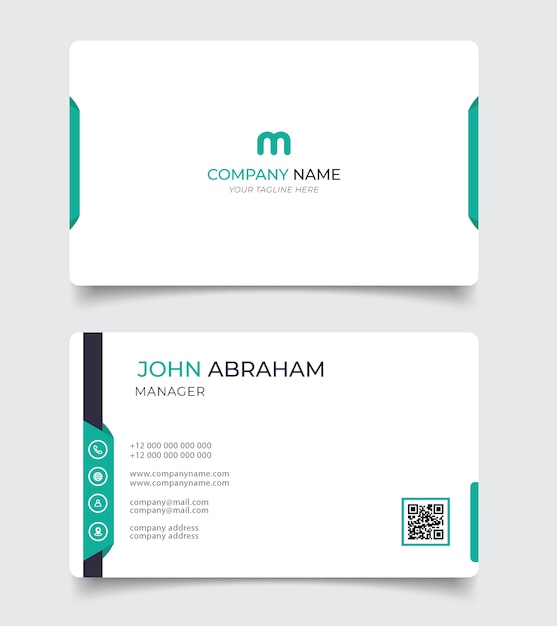 Creative modern name card and business card