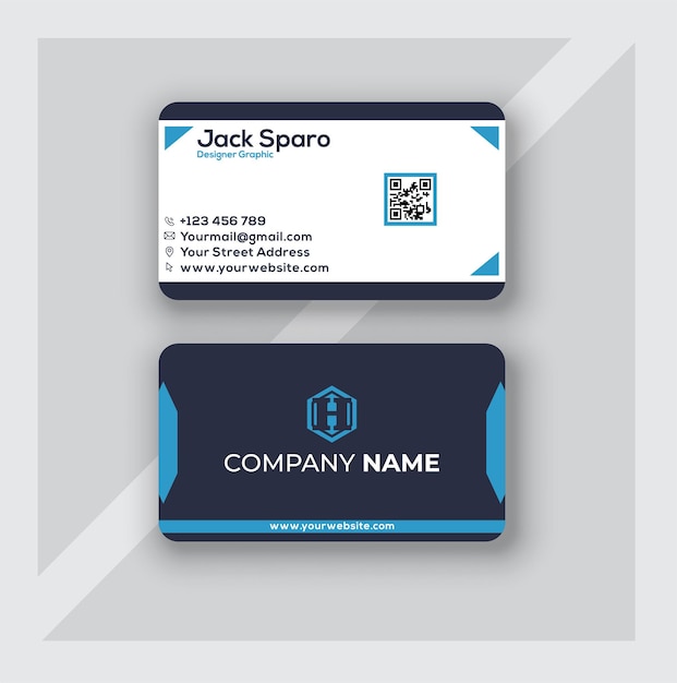 Vector creative modern name card and business card