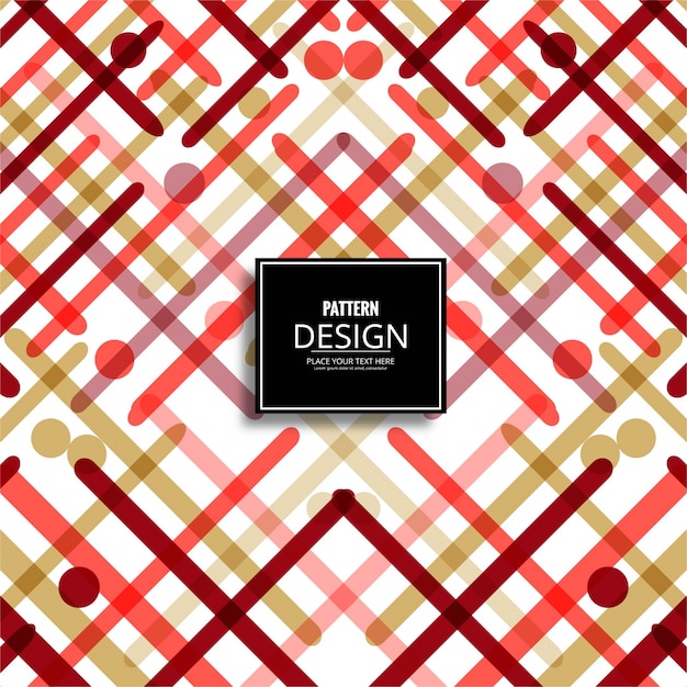 Vector creative modern pattern background