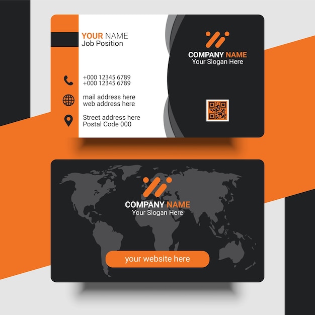 Creative Modern Professional Business Card Design Template