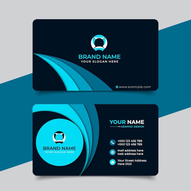 Creative Modern Professional Business card Premium Vector Design