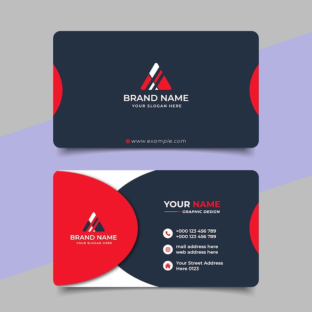 Creative Modern Professional Business card Template Design