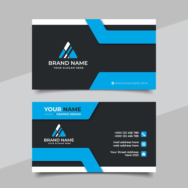 Creative modern professional business card template design