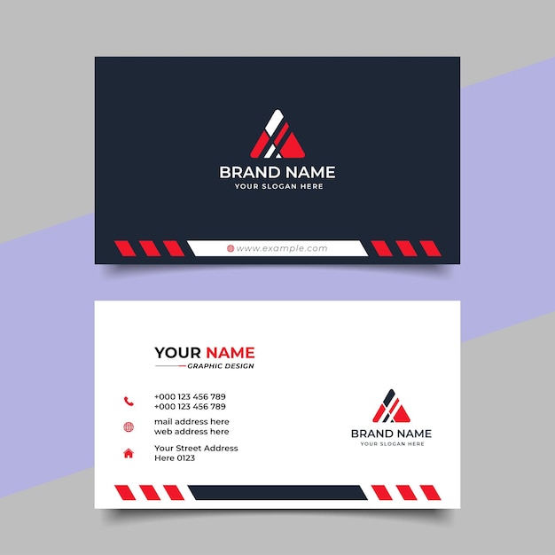 Creative Modern Professional Business Card Template Design