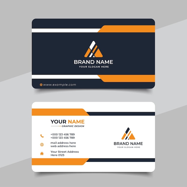 Creative modern professional business card template design