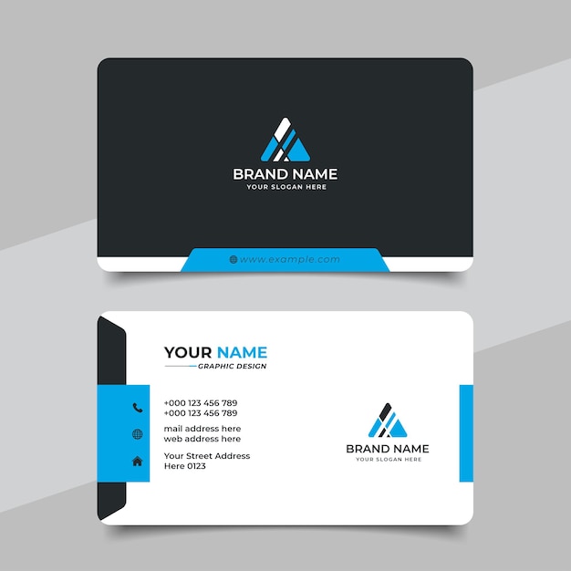 Creative Modern Professional Business Card Template Design