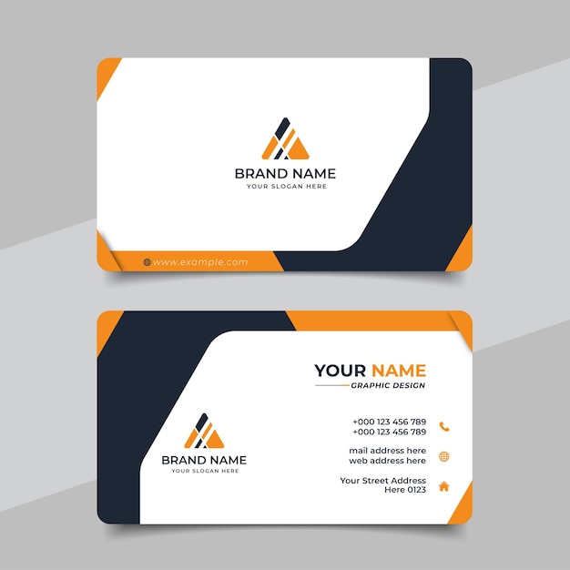 Vector creative modern professional business card template design