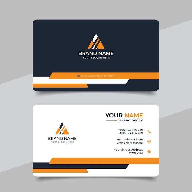 Creative Modern Professional Business Card Template Design