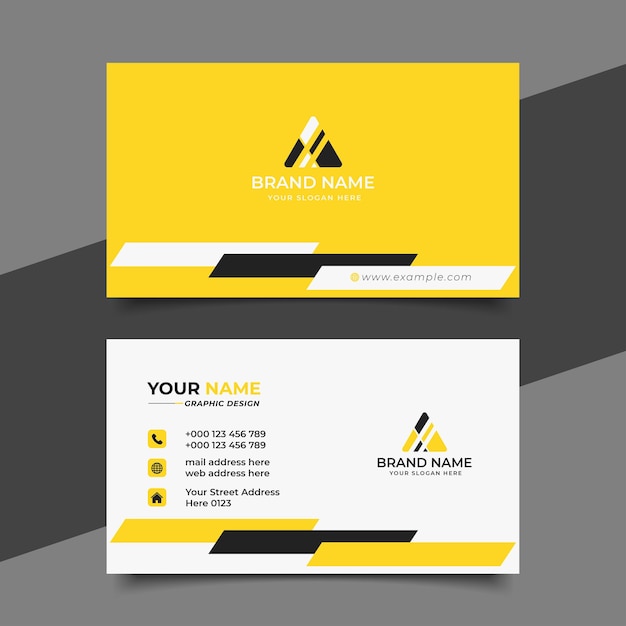 Vector creative modern professional business card template design