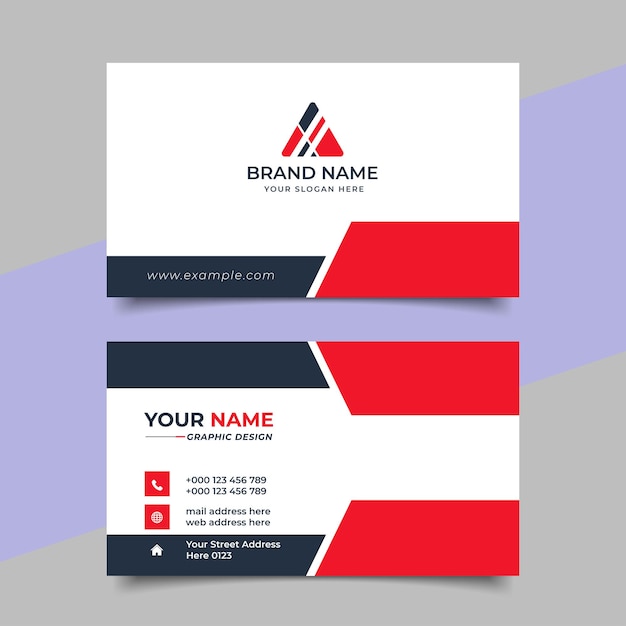 Creative Modern Professional Business card Template Design