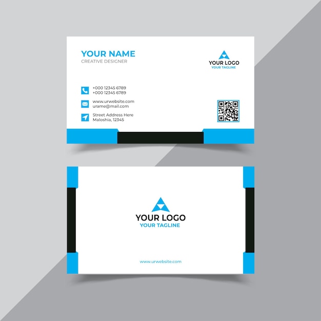 Creative modern professional business card template design