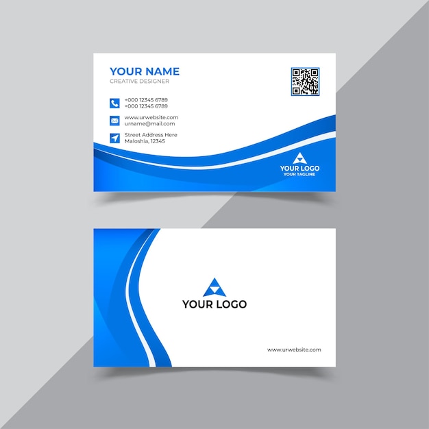 Creative modern professional business card template design