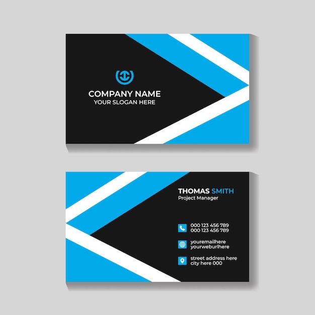 Creative modern professional business card template