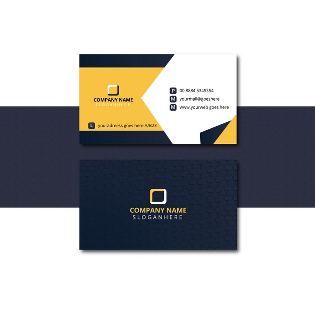 Creative modern professional business card vector design Company Card