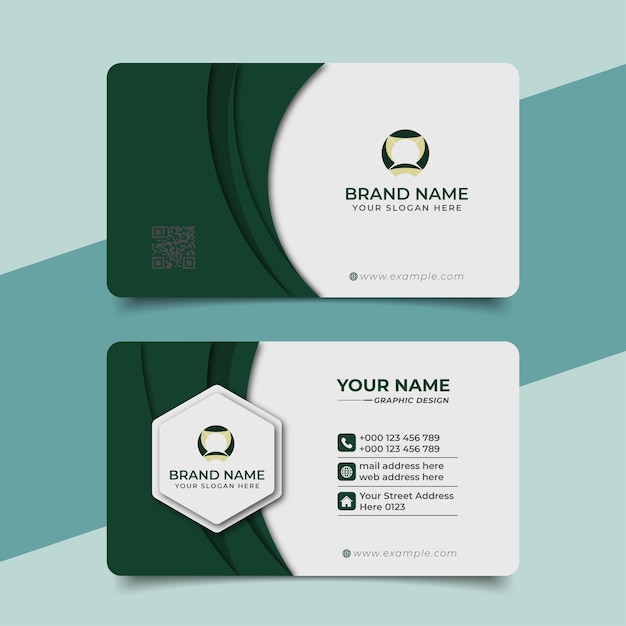 Vector creative modern professional business card vector design