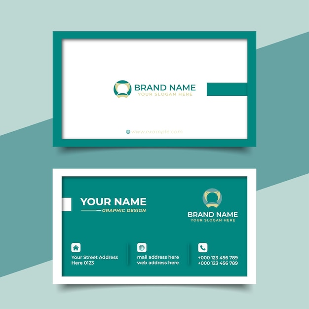 creative modern professional business card vector design