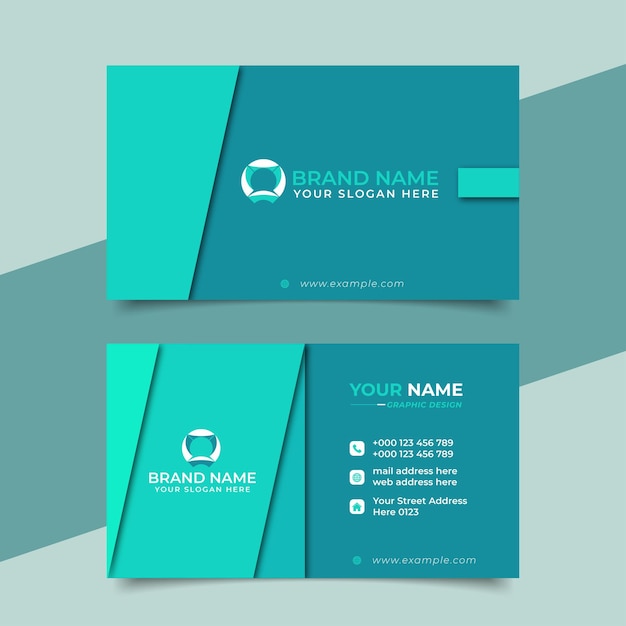 Creative modern professional business card vector design