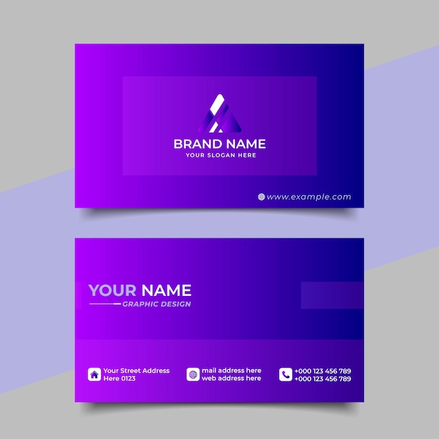 Creative Modern Professional Business card Vector Design