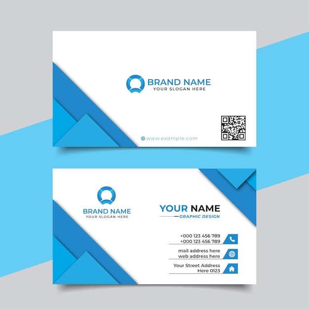 Creative modern professional business card vector design