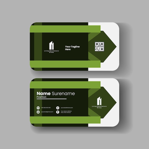 Vector creative modern professional business card vector design