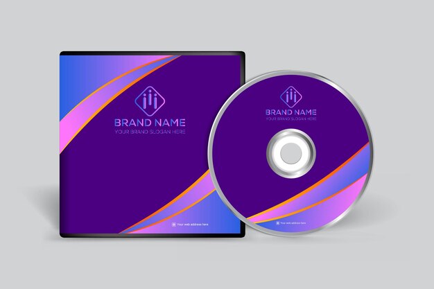 Creative modern professional CD cover template design