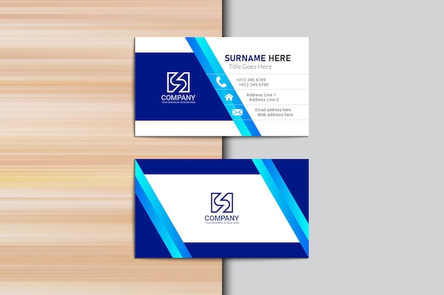 Creative modern visiting cards for business and personal use